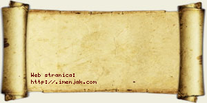 Isak Sretenijević vizit kartica